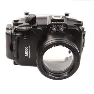 Dropshipping dalış kamera kılıfı A5000 A5100 A6000 A6300 sualtı su geçirmez muhafaza Sony kamera için yüzme sörf