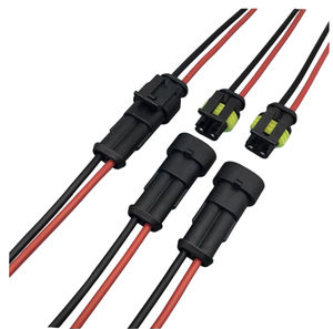Conector de 2 Orificios para Lámpara DJ7021-1.5-11/21, Arnés de Cableado de Alimentación Impermeable para Automóvil, Macho a Hembra, de Cobre Puro - Product Image 1