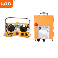 Télécommande radio industrielle sans fil pour grue F24-60 Telecrane, joystick 8 canaux, 5 vitesses, avec émetteur et récepteur
