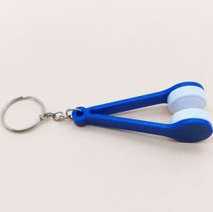 Eye Lens Brush Sunglasses Cleaning <b>Clip</b> Microfibre Glasses Cleaner With Keychain - Product Image 3