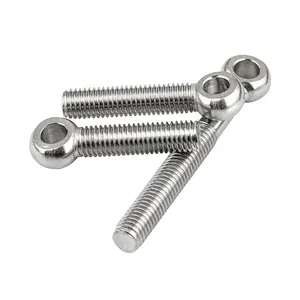 Manufacturer From China DIN444 Stainless Steel 304 Ring Axle Silver Lock Up Link Bolt M5/M6/M8 Lifting Eye Slip Hole Screw