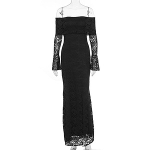 Abito sexy senza spalline in pizzo, abbigliamento gotico da donna, maniche lunghe, abiti casual <span class=keywords><strong>bianchi</strong></span>, elegante abito da donna, balle di <span class=keywords><strong>vestiti</strong></span> misti all'ingrosso - Product Image 6