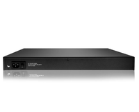 Switch Ethernet PoE 24 ports 10/100 Mbps avec 4 ports Uplink Gigabit et 4 ports fibre SFP, prise en charge SNMP VLAN, caméras IP, garantie 12 mois