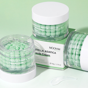 Crème faciale en capsules de <span class=keywords><strong>Centella</strong></span> Asiatica personnalisée en gros, hydratante, anti-rides, réparatrice et éclaircissante - Product Image 6