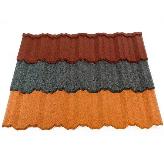 Villa roof tiles stone coated roofing metal tile stone roofing tile