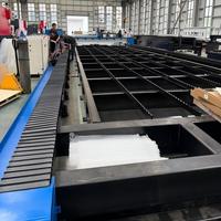 Machine de découpe laser fibre CNC 12KW 20KW 30KW à portique sur rail au sol 13035 8025, machine de découpe laser automatique grand format pour métaux