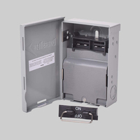 Interruptor de caja deslizante de 1 posición extraíble para desconexión de CA, controlador de disyuntor de armario HVAC fusible y no fusible, arrancador de motor