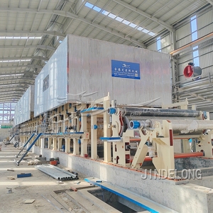 Nhà máy giấy tái chế dây chuyền sản xuất giấy carton 4800mm dây đôi máy làm giấy lót - Product Image 2