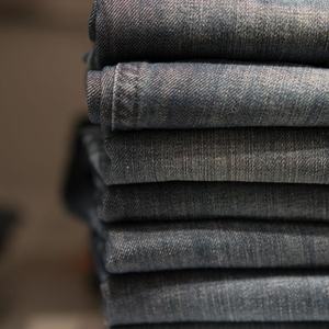 Haute qualité hommes <span class=keywords><strong>Slim</strong></span> Fit Jeans Vintage Hip Hop Style fermeture éclair décor lavage droit crayon pantalon tissé impression Uomo Streetwear - Product Image 4