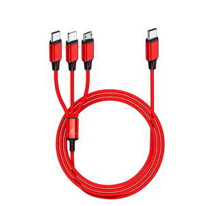 สายชาร์จ ELE-GATE USB C เป็น 8 พิน 3 in 1 ชาร์จเร็ว ถ่ายโอนข้อมูลได้ ใช้งานร่วมกับสมาร์ทโฟนและแท็บเล็ต พร้อมดีไซน์สายถักไนลอน - Product Image 4
