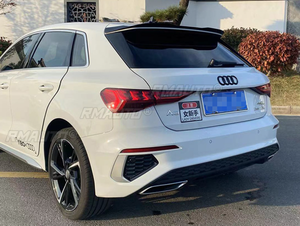 For A3 Sportback 8P 2014-2020 <b>Rear</b> <b>Spoiler</b> Wing Body Kit Car <b>Rear</b> Roof <b>Spoiler</b> Car Accessories <b>Rear</b> Roof <b>Spoiler</b> Exterior Part - Product Image 4