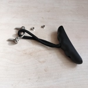 Accesorio para kayak, mango con hebilla tipo C de acero inoxidable con cuerda para lagos, ríos, recreación, duradero - Product Image 1