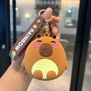 Lindo colgante de dibujos animados mochila 3D muñeca silicona pareja bolsa colgantes cadena regalo decorativo Panda <span class=keywords><strong>coche</strong></span> llavero - Product Image 6
