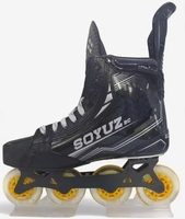 Patins à roulettes de hockey en ligne en carbone composite, chaussures de protection pour joueurs professionnels, chaussures d'entraînement durables, patinage avancé