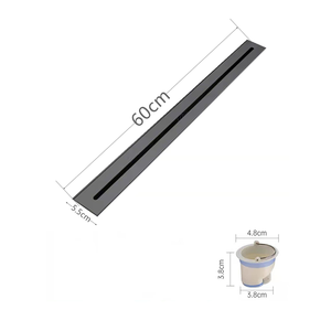 Rejillas de Drenaje de Piso para Sótano Negras de Alta Calidad y al Mejor Precio, Trampa de Acero Inoxidable para Desagüe de Inodoro y Alcantarillado - Product Image 5