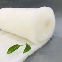 GOTS Isolation en feutre d'ouate de laine naturelle pour veste de vêtement de matelas