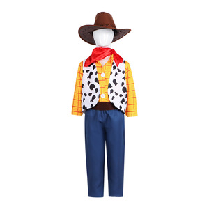 Star's Edge <b>Toy</b> <b>Story</b> Woody <b>Costume</b> Kids Cowboy Role Play Outfit - Product Image 1