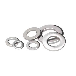 Flat Washers 304 Stainless Steel DIN125 Grade A A2-70 Plain Finish Construction Industry Use - Product Image 1