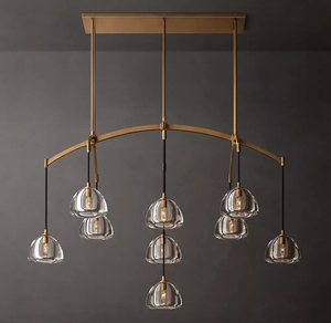 โคมไฟคริสตัล LED สไตล์โมเดิร์นสุดหรูสำหรับบ้าน โรงแรม ล็อบบี้ และห้องรับประทานอาหาร - Product Image 6