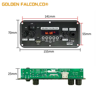 Module d'amplificateur audio MP3 haute puissance avec écran LCD, pour karaoké à domicile, amplificateur numérique à deux canaux 5V, caisson de basses