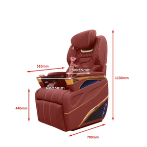 Sièges sport aérodynamiques en fibre de carbone PVC de haute qualité, compatibles avec les véhicules utilitaires BMW Alphard Sprinter V-Class Vito W447 - Product Image 1