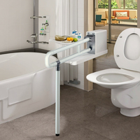 Chaise de bain pliante réglable, tabouret pliant pour changer de chaussures, siège de douche pliable antidérapant pour personnes âgées