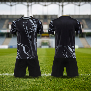 Venta al por Mayor de Camisetas de Fútbol de Secado Rápido, 100% Poliéster, Estampadas por Transferencia de Calor, para Adultos, Chalecos de Entrenamiento de Fútbol - Product Image 3