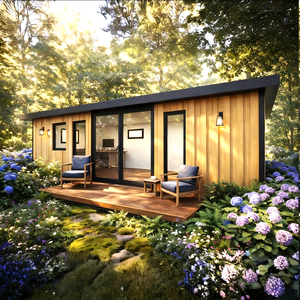 Cabane de bureau de jardin préfabriquée ADU, utilisable toute l'année - Product Image 1