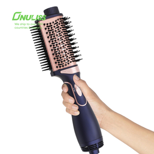Sèche-<span class=keywords><strong>cheveux</strong></span> professionnel en une étape Styler 1200W <span class=keywords><strong>Brosse</strong></span> à air chaud portable en céramique avec peigne volumateur pour hôtels - Product Image 1