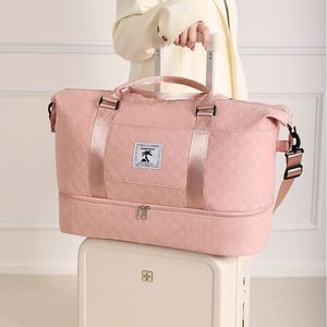 Bolsa de Almacenamiento de Gran Capacidad para Ropa y Zapatos de Viaje, Bolsa Deportiva de Gimnasio con Asa, Bolsa Organizadora de un Solo Hombro - Product Image 1