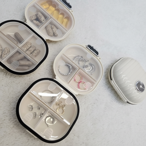 Compartiment Portable stockage étui à médicaments voyage scellé jour de la semaine bouteille de stockage de pilules étui de pharmacie de qualité supérieure - Product Image 1