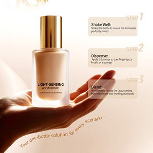 รองพื้นกันแดดให้ความชุ่มชื้นแบบ2-in-1: เครื่องสำอางที่มีความปกปิดสูงมาพร้อมกับ SPF พลังงานสูง - Product Image 6