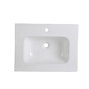 Lavabo de Cerámica Blanco Brillante Moderno, Fácil de Limpiar, Sanitario, para Baño, Precio Competitivo al por Mayor - Product Image 3