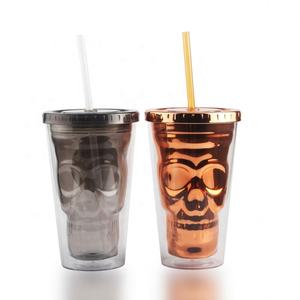 Gobelet en plastique à double paroi de 16 oz pour les fêtes, forme unique pour les boissons à emporter - Product Image 1