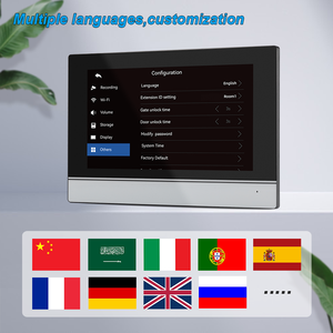 XINSILU Ip مع شاشة فيديو متعددة العائلات نظام اتصال داخلي Wifi فيديو Ip جرس الباب Tuya تطبيق للأمن - Product Image 6