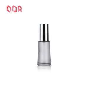 Flacon en verre givré gris vide de 30 ml, 50 ml, 110 ml, 120 ml, flacon de parfum en verre, flacon d'huile essentielle avec pompe pulvérisatrice en aluminium - Product Image 4