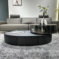 Meubles de table centrale de salon de luxe minimaliste Tables basses modernes à pieds en acier inoxydable avec plateau en verre trempé