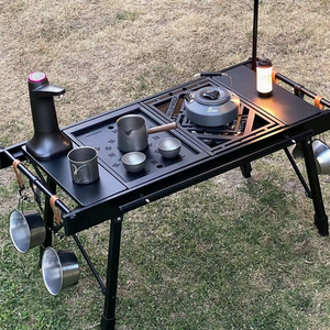 Table tactique IGT multifonctionnelle réglable en hauteur, portable pour le camping et les activités de plein air, pliable, à ouverture rapide - Product Image 2