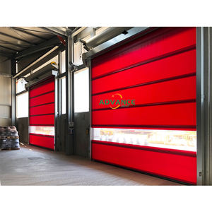 <span class=keywords><strong>Porte</strong></span> enroulable en tissu PVC à <span class=keywords><strong>action</strong></span> rapide et à grande vitesse pour l'industrie logistique - Product Image 5