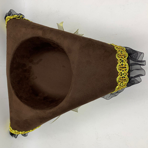 Disfraz de <span class=keywords><strong>Pirata</strong></span> para <span class=keywords><strong>Mujer</strong></span> Color Marrón Caribeño con Sombrero Tricornio MH-0943 Hecho de Poliéster para Fiestas al Aire Libre - Product Image 4