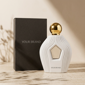 Parfum personnalisé élégant <span class=keywords><strong>Iris</strong></span> <span class=keywords><strong>Violet</strong></span> Métallique pour cadeau de mariage, parfum en marque blanche, fournisseur OEM ODM à faible MOQ - Product Image 1