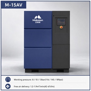 เครื่องอัดอากาศแบบสกรู Makesen <span class=keywords><strong>MAM</strong></span> 860 รุ่นควบคุมด้วยคอมพิวเตอร์ 51CFM 11kw 15hp พร้อมระบบความเร็วคงที่ - Product Image 1