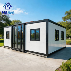 Casa Contenedor Prefabricada Expandible de Alta Calidad de 40 y 20 Pies, con 1, 2, 3, 4 o 5 Dormitorios, Casa Modular Moderna - Product Image 1