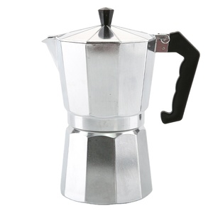 Seecin Pulido Aluminio <span class=keywords><strong>6</strong></span> <span class=keywords><strong>Tazas</strong></span> Aluminio Italiano Espresso Coffee Moka Pot Stove-top Espresso Coffee Maker - Product Image 1