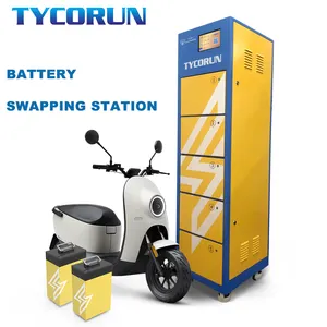Tycorun Foldable E-Bike Swappable Battery Box Rechargeable Lithium Ion Charging Batteries Swapping Stations