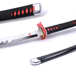 Spada Katana Personalizzata in Bambù 104CM per Cosplay di <span class=keywords><strong>Kamado</strong></span> <span class=keywords><strong>Tanjiro</strong></span>, Spade Giocattolo per <span class=keywords><strong>Età</strong></span> 8+ Marca RDL - Product Image 2
