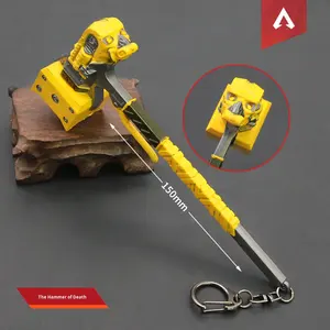 <span class=keywords><strong>Apex</strong></span> <span class=keywords><strong>Legends</strong></span> Métal Digital Game Merchandise Erosion Death Hammer Heirloom Power Kid pour Kunai Pendentif Evil Spirit Porte-clés - Product Image 2