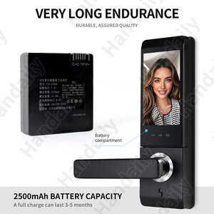 An ninh nhà căn hộ tuya Wifi Nhận dạng khuôn mặt thiết bị điện tử Vân tay khóa cửa máy ảnh tự động chốt cửa thông minh khóa - Product Image 5