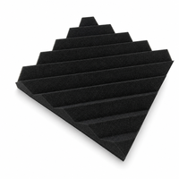 Panneaux muraux insonorisants en mousse acoustique polyuréthane haute résilience, 12 pouces, dalles absorbantes pour studio et salle de musique