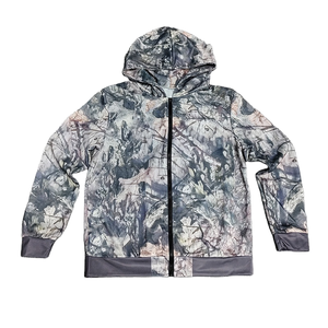 Sudadera con capucha extragrande con cremallera, estampada DTG, de poliéster, cortavientos, estilo urbano para otoño - Product Image 1